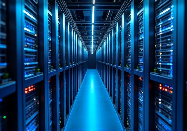 Secure data server center representing logistical data protection